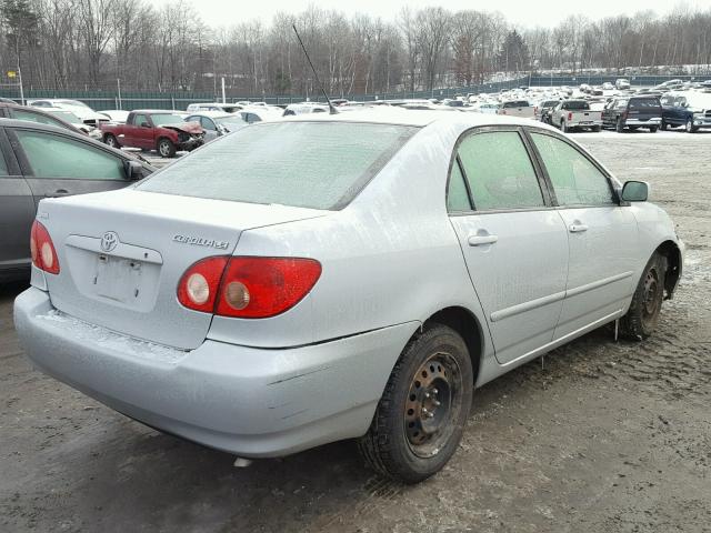 2T1BR32E06C654066 - 2006 TOYOTA COROLLA CE SILVER photo 4