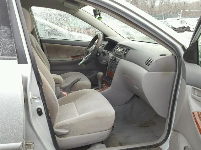 2T1BR32E06C654066 - 2006 TOYOTA COROLLA CE SILVER photo 5