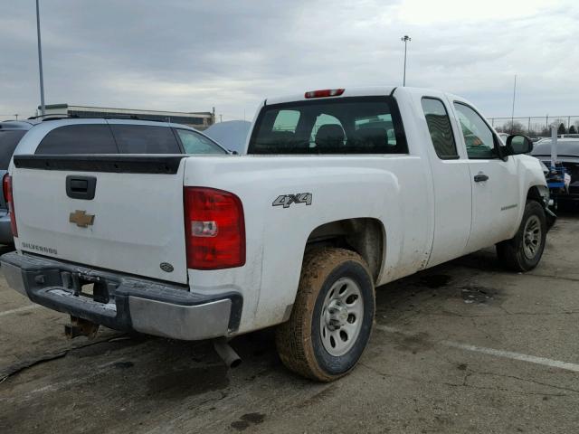 1GCEK19C58Z205839 - 2008 CHEVROLET SILVERADO WHITE photo 4