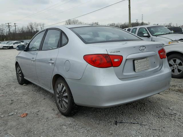 KMHDU46D27U247672 - 2007 HYUNDAI ELANTRA GL SILVER photo 3