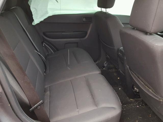 1FMCU0D74AKC89104 - 2010 FORD ESCAPE XLT GRAY photo 6