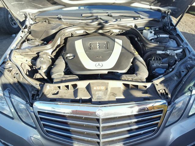 WDDHF5GB1BA285784 - 2011 MERCEDES-BENZ E 350 GRAY photo 7