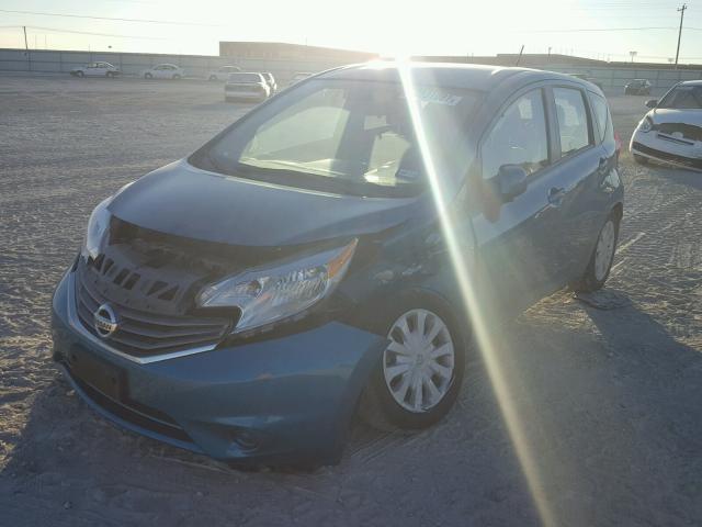 3N1CE2CP1EL389814 - 2014 NISSAN VERSA NOTE GREEN photo 2