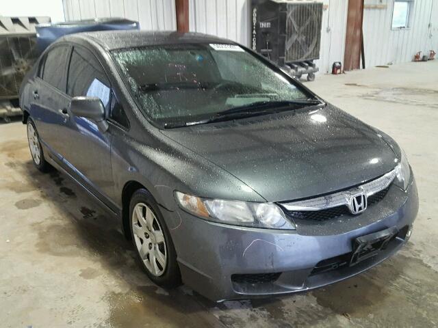 2HGFA1F53AH553529 - 2010 HONDA CIVIC LX GRAY photo 1