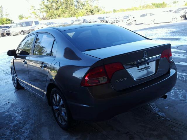 2HGFA16939H519301 - 2009 HONDA CIVIC EXL 棕色 照片 3