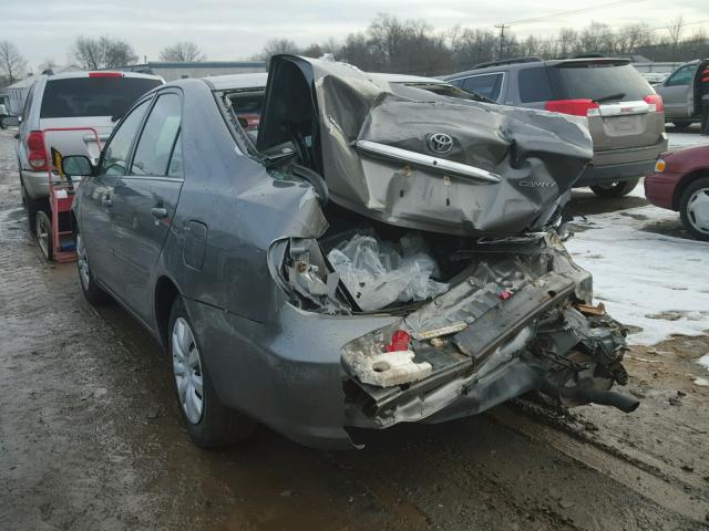 4T1BE32K85U566543 - 2005 TOYOTA CAMRY LE ნაცრისფერი ფოტო 3