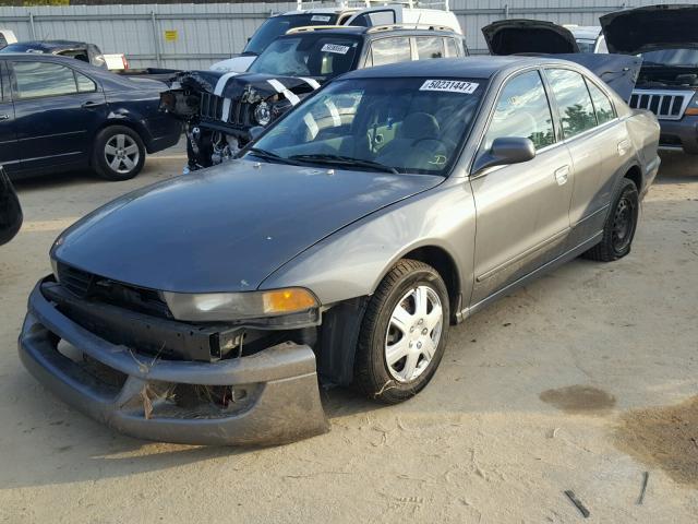 4A3AA46G23E058239 - 2003 MITSUBISHI GALANT ES GRAY photo 2