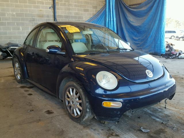 3VWCK31C74M421294 - 2004 VOLKSWAGEN NEW BEETLE BLUE photo 1