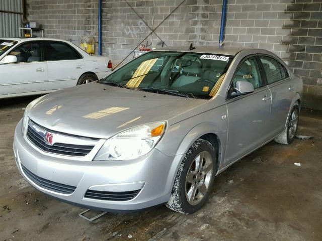 1G8ZS57B39F231534 - 2009 SATURN AURA XE SILVER photo 2