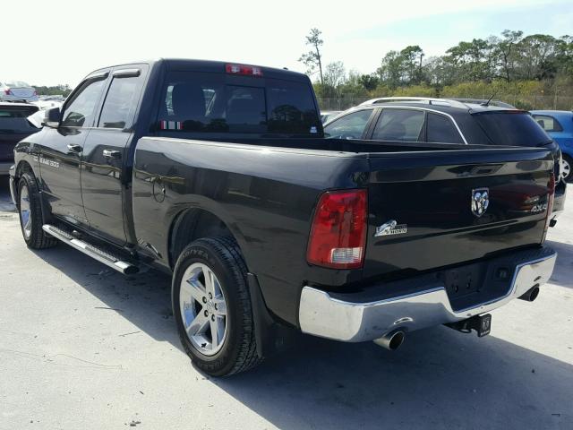 1C6RD7GT4CS121988 - 2012 DODGE RAM 1500 S BLACK photo 3