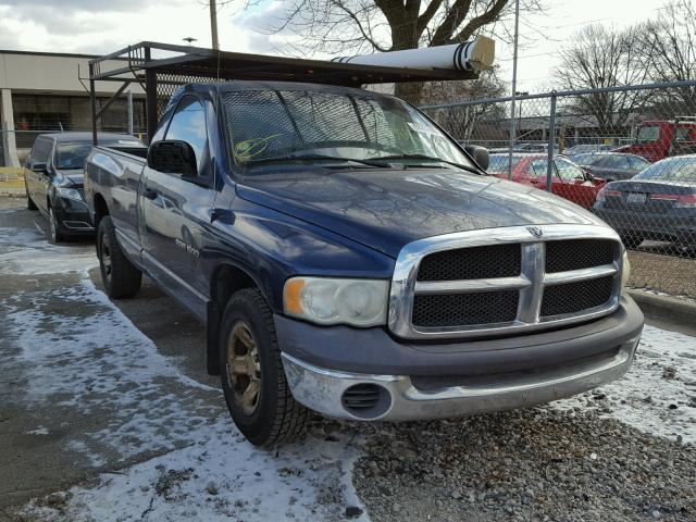 1D7HA16K02J130006 - 2002 DODGE RAM 1500 BLUE photo 1