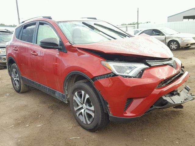 JTMZFREV5GJ079670 - 2016 TOYOTA RAV4 LE RED photo 1