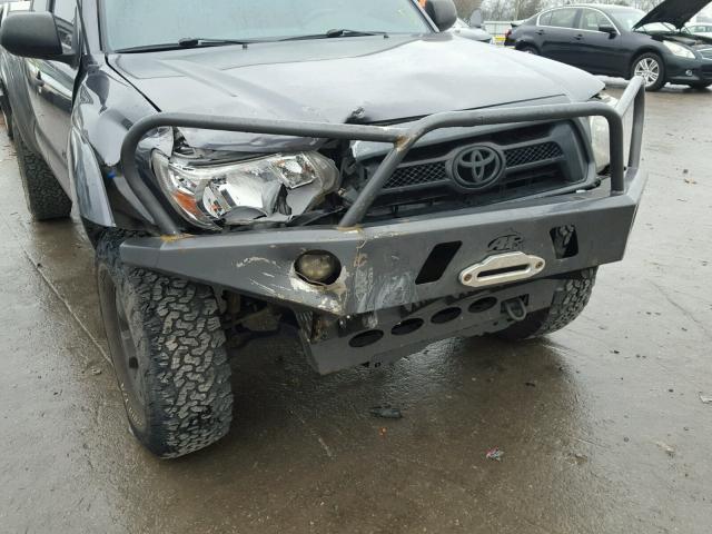 5TFUU4EN8EX094791 - 2014 TOYOTA TACOMA GRAY photo 9