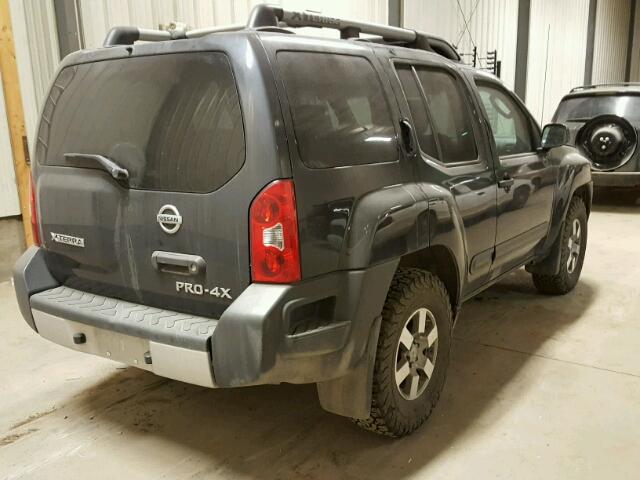 5N1AN0NWXBC520965 - 2011 NISSAN XTERRA OFF BLACK photo 4