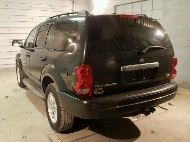 1D8HB482X6F158234 - 2006 DODGE DURANGO SL BLACK photo 3