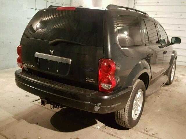 1D8HB482X6F158234 - 2006 DODGE DURANGO SL BLACK photo 4