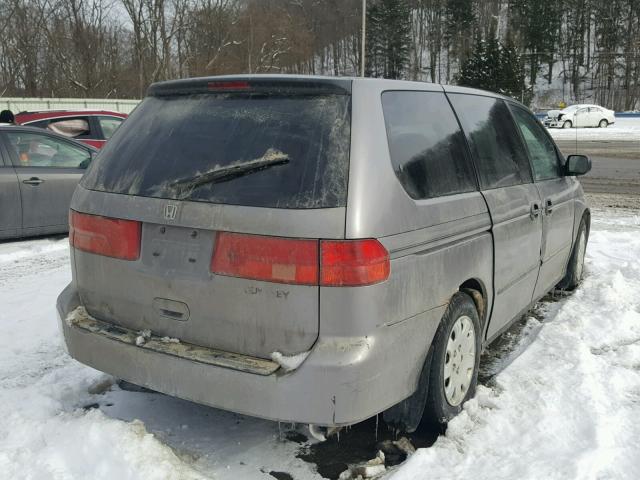 2HKRL1858YH527139 - 2000 HONDA ODYSSEY LX GRAY photo 4