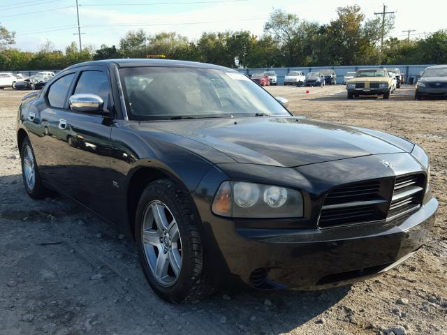 2B3KA43G28H248135 - 2008 DODGE CHARGER BLACK photo 1