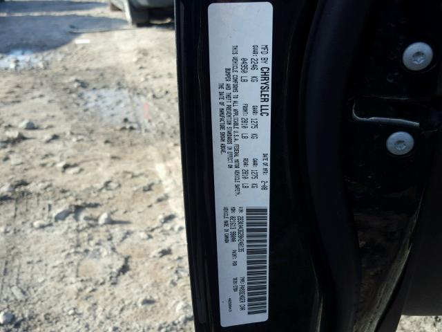 2B3KA43G28H248135 - 2008 DODGE CHARGER BLACK photo 10