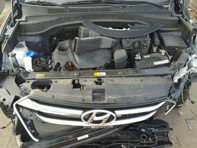 5XYZU3LB7FG283543 - 2015 HYUNDAI SANTA FE S BLUE photo 7