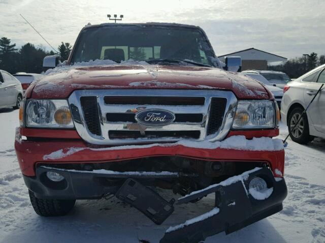 1FTLR4FE4BPA40797 - 2011 FORD RANGER SUP RED photo 9