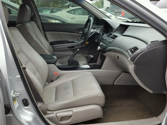 1HGCP26898A011362 - 2008 HONDA ACCORD EXL SILVER photo 5