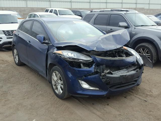 KMHD35LE2DU084202 - 2013 HYUNDAI ELANTRA GT BLUE photo 1