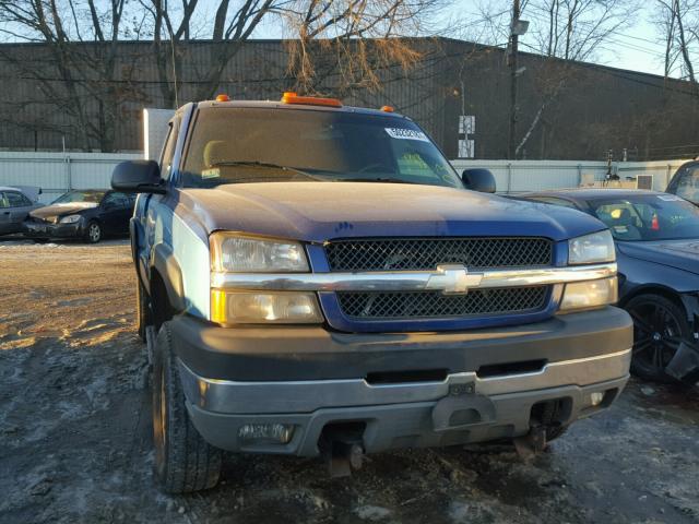 1GCHK24U93E161248 - 2003 CHEVROLET SILVERADO BLUE photo 10