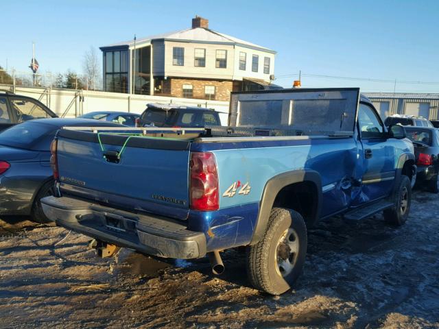 1GCHK24U93E161248 - 2003 CHEVROLET SILVERADO BLUE photo 4