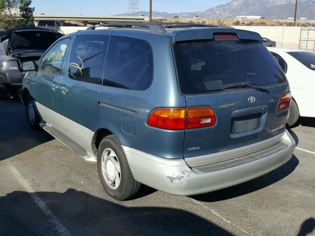 4T3ZF13C0YU306561 - 2000 TOYOTA SIENNA LE GREEN photo 3