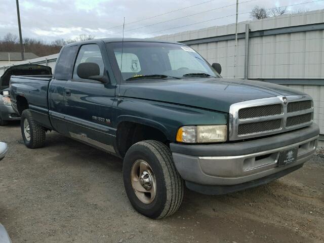 1B7HF13Y8YJ147763 - 2000 DODGE RAM 1500 GREEN photo 1