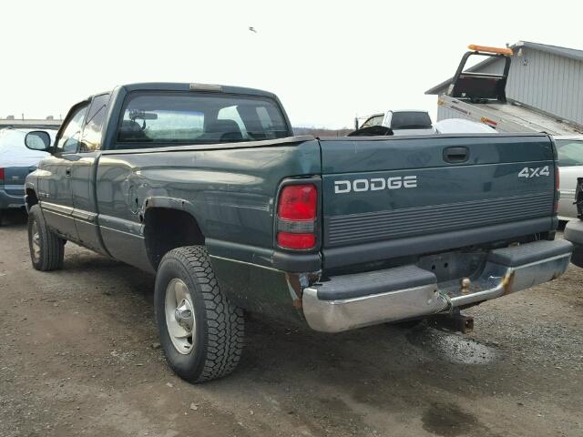 1B7HF13Y8YJ147763 - 2000 DODGE RAM 1500 GREEN photo 3