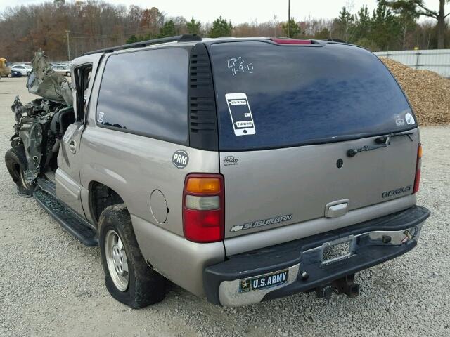 1GNEC16Z53J343305 - 2003 CHEVROLET SUBURBAN C TAN photo 3