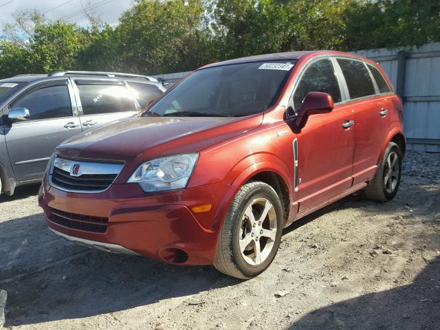 3GSCL93Z59S540019 - 2009 SATURN VUE HYBRID RED photo 2