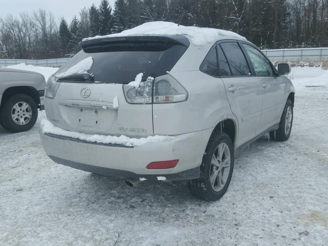 JTJHW31U860003139 - 2006 LEXUS RX 400 SILVER photo 4