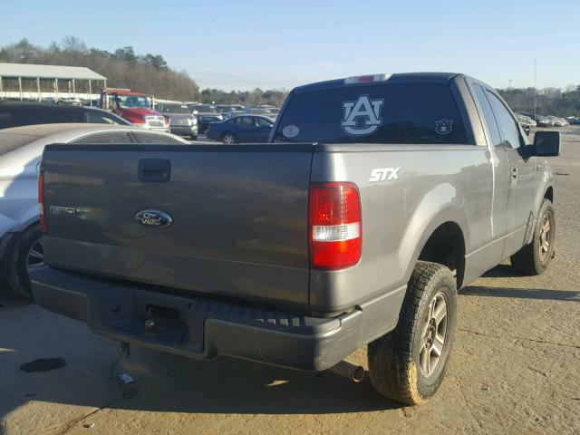 1FTRF12W98KE16478 - 2008 FORD F150 GRAY photo 4