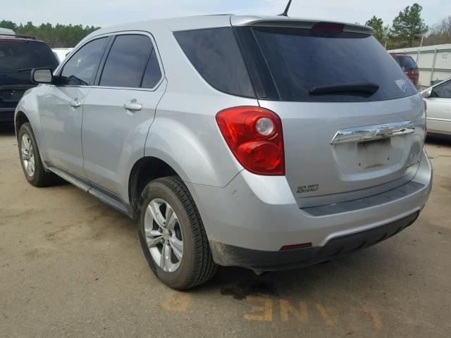 2CNALBEW3A6305324 - 2010 CHEVROLET EQUINOX LS SILVER photo 3