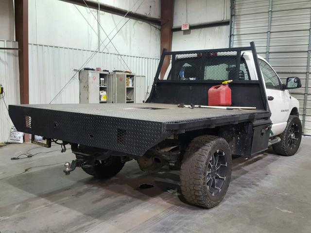 3D7KU26D13G829328 - 2003 DODGE RAM 2500 S WHITE photo 4