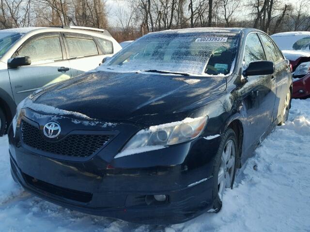 4T1BK46K99U094741 - 2009 TOYOTA CAMRY SE BLACK photo 2