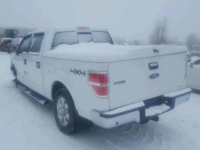 1FTFW1EF8BFC18960 - 2011 FORD F150 SUPER WHITE photo 3