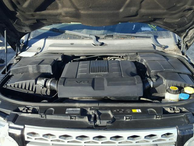 SALAK2D48BA586850 - 2011 LAND ROVER LR4 HSE LU BLACK photo 7