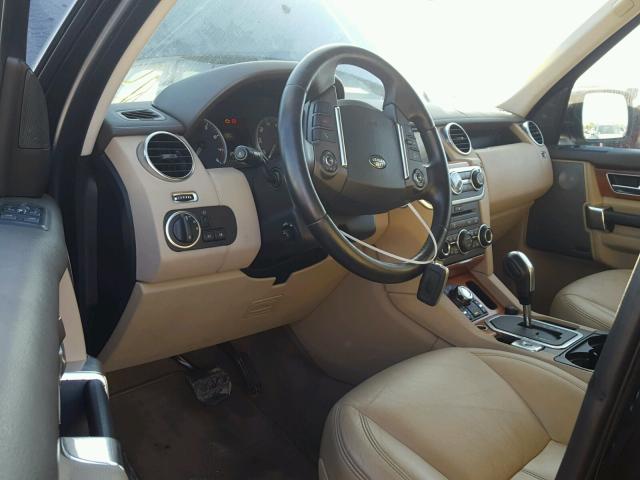 SALAK2D48BA586850 - 2011 LAND ROVER LR4 HSE LU BLACK photo 9