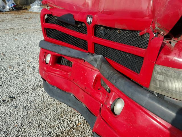 3B7HC13Z8TG136807 - 1996 DODGE RAM 1500 RED photo 9