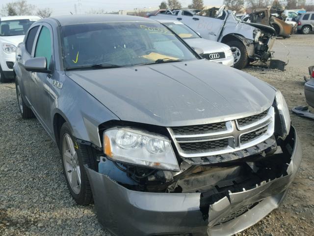 1B3BD1FB5BN588979 - 2011 DODGE AVENGER MA GRAY photo 1