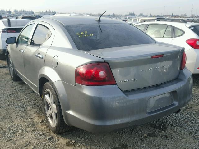 1B3BD1FB5BN588979 - 2011 DODGE AVENGER MA GRAY photo 3