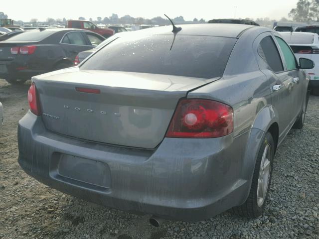 1B3BD1FB5BN588979 - 2011 DODGE AVENGER MA GRAY photo 4