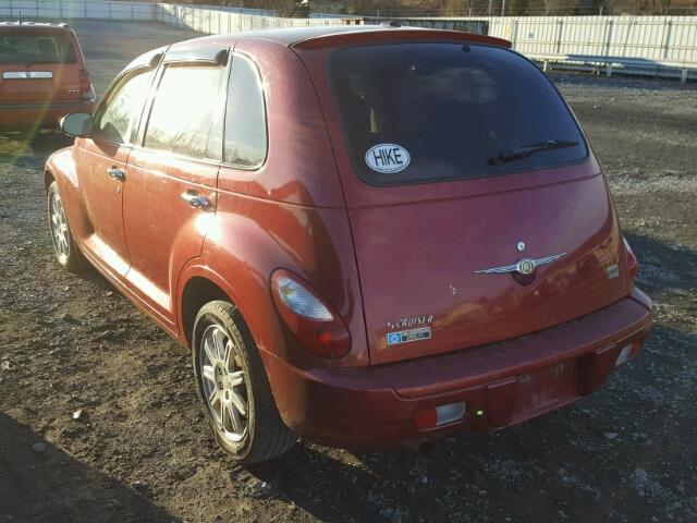 3A4FY58B67T595918 - 2007 CHRYSLER PT CRUISER RED photo 3