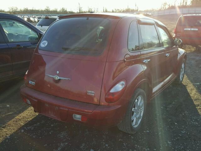 3A4FY58B67T595918 - 2007 CHRYSLER PT CRUISER RED photo 4