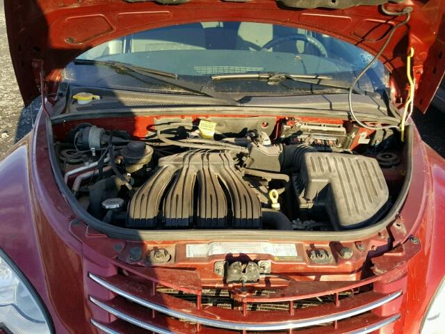 3A4FY58B67T595918 - 2007 CHRYSLER PT CRUISER RED photo 7