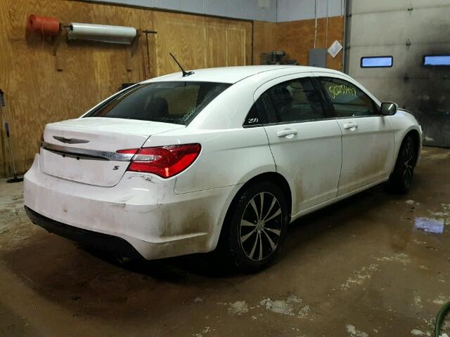 1C3CCBCG1DN755146 - 2013 CHRYSLER 200 LIMITE WHITE photo 4